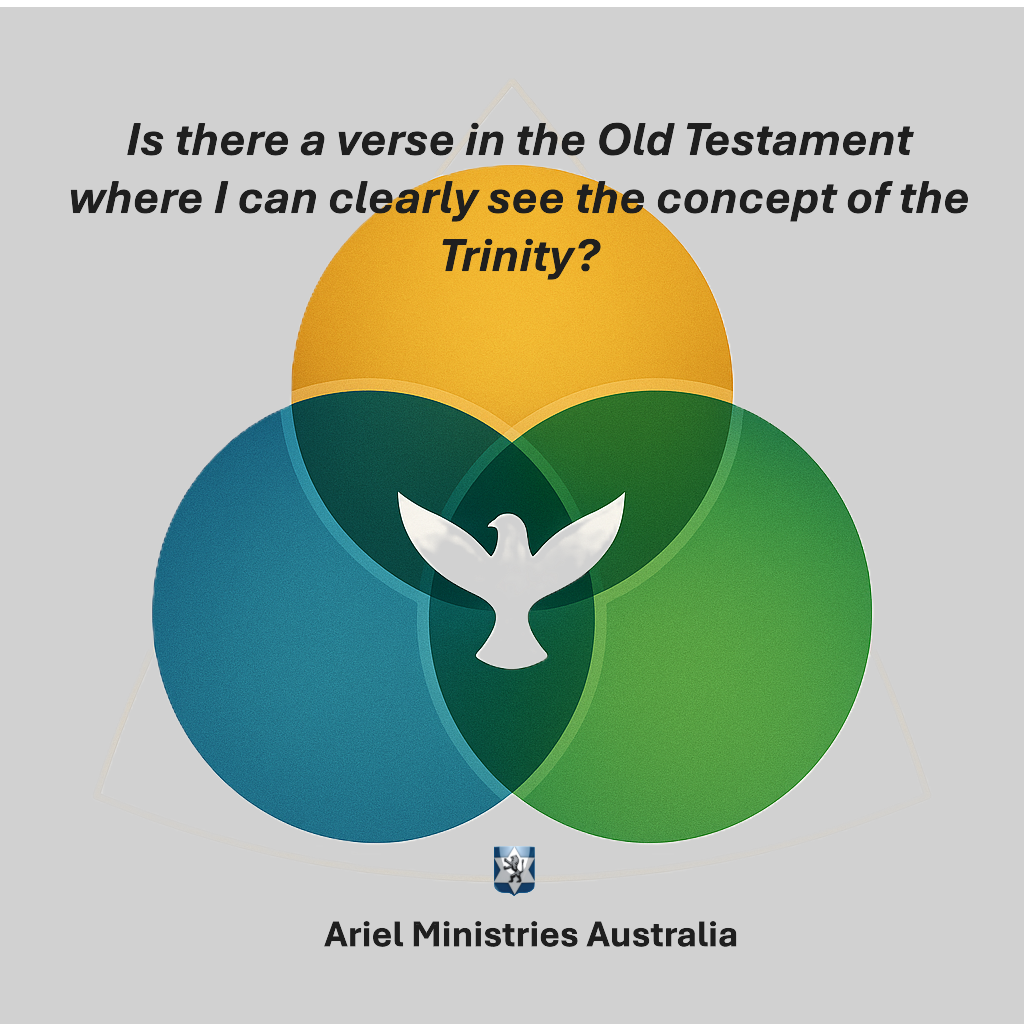 Is there a verse or verses in the Old Testament where I can clearly see the concept of the Trinity?
