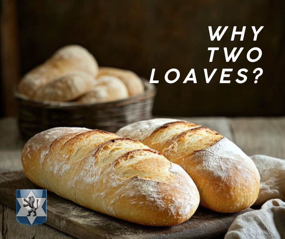 'At the Feast of Weeks (Shavuot) or Pentecost, what is the significance of the two loaves placed on a single sheet and waved before the Lord?'