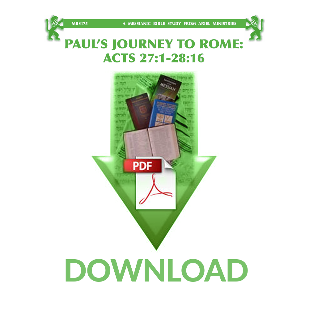 MBS175 Paul's Journey to Rome: Acts 27:1-28:31