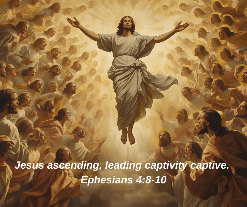 In Ephesians 4:8, it says when Jesus ascended on high, He led captivity captive, what captivity, what does this mean, ?