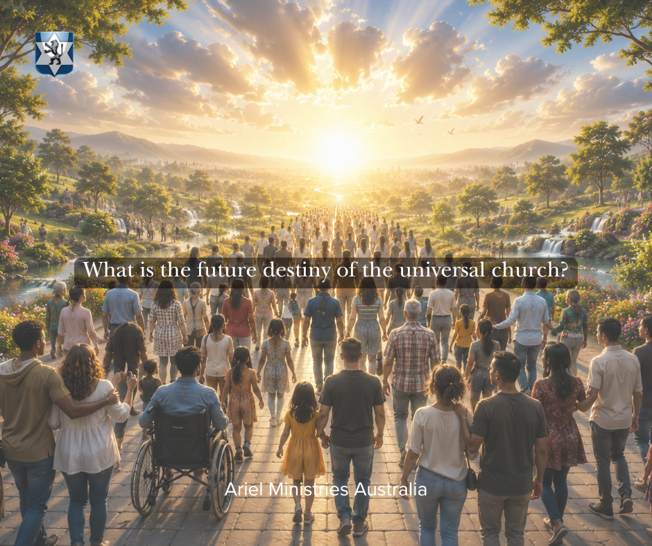 What is the future destiny of the universal church?