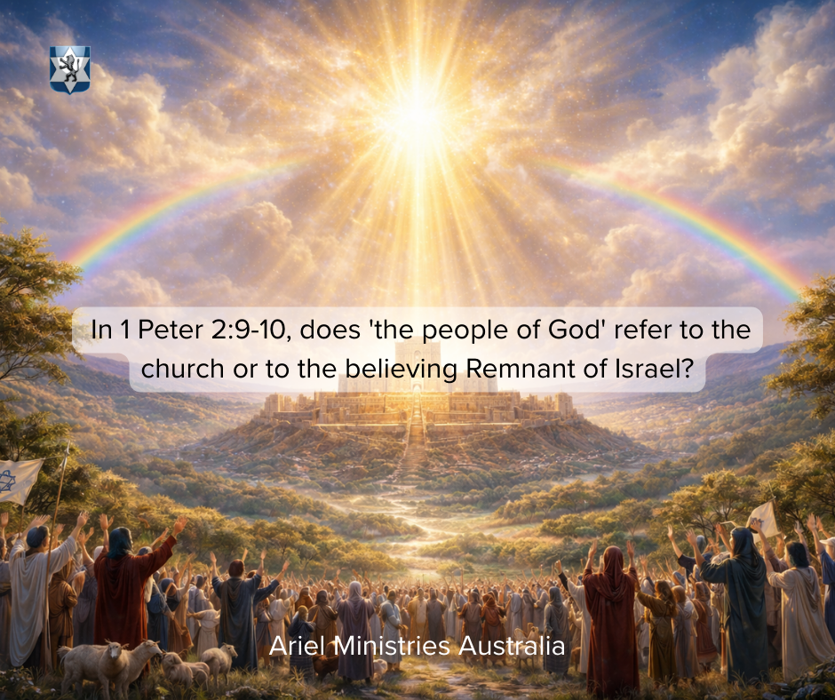 In 1 Peter 2:9-10, does 'the people of God' refer to the church or to the believing Remnant of Israel?