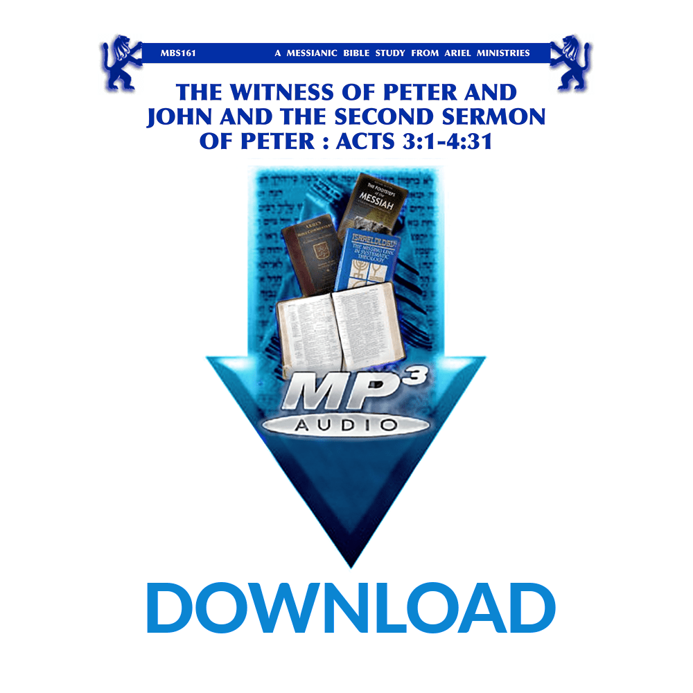 MBS161 The Witness of Peter and John and the Second Sermon of Peter: Acts 3:1-4:31